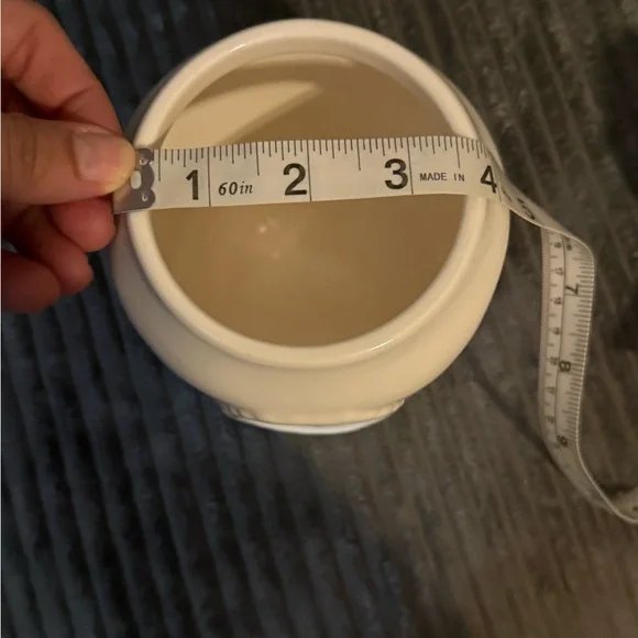 Rae Dunn White Ceramic Jar with Floral Pattern- BLOOM- NWT - Picture 5 of 11